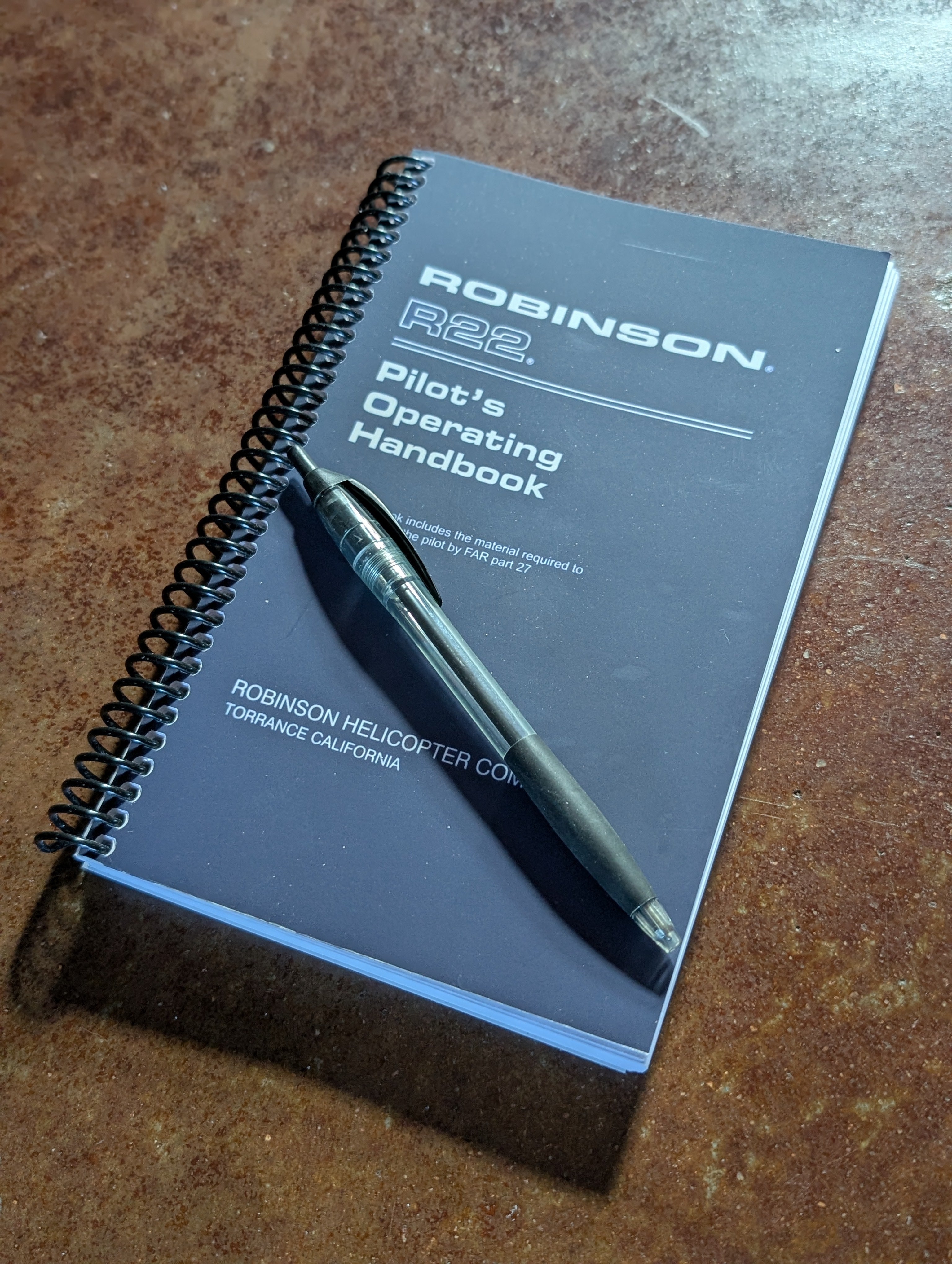 Robinson R22 Pilots Operating Handbook (POH)